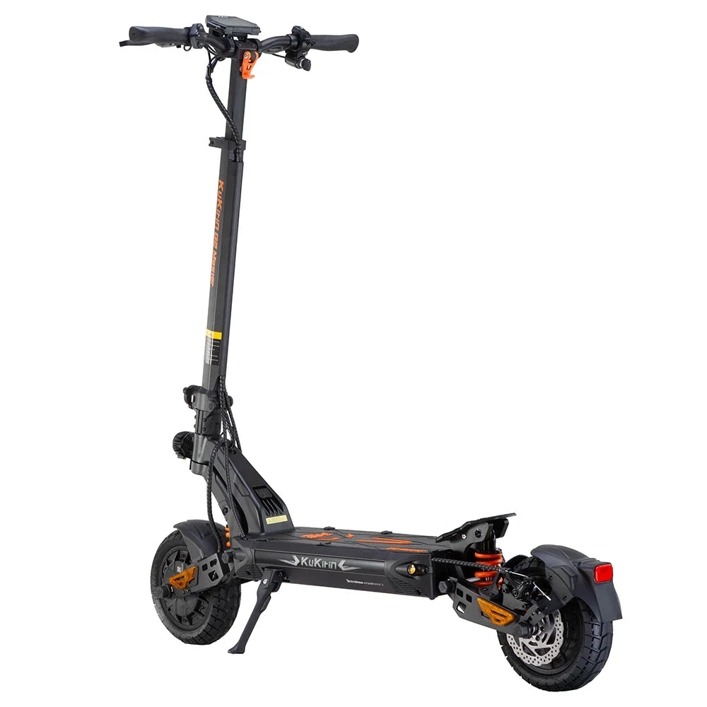 2025 - KuKirin G2 Master, pneus tout-terrain 10 pouces, double moteur 1000 W x 2, batterie 52 V 20,8 Ah, autonomie maximale de 70 km, vitesse maximale de 60 km/h, freins à disque avant et arrière + amortisseurs hydrauliques