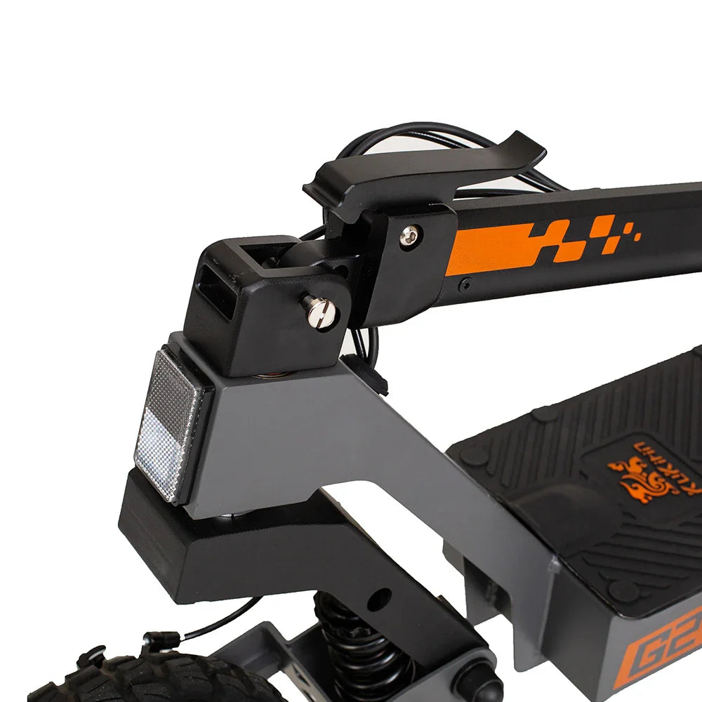 2025 - Kukirin G2 Foldable Electric Scooter moteur 800 W, batterie 48 V 15,6 Ah, pneus 10 pouces, vitesse maximale 45 km/h, autonomie 55 km, écran tactile, freins à disque, système d'éclairage, noir